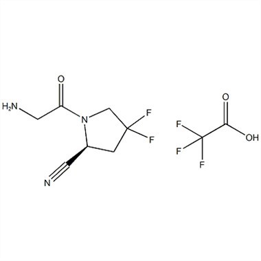 (S)-1-(2-Aminoacetil)-4,4-difluor-pirrolidin-2-karbonitril Trifluor-acetát CAS-szám:1448440-40-1
